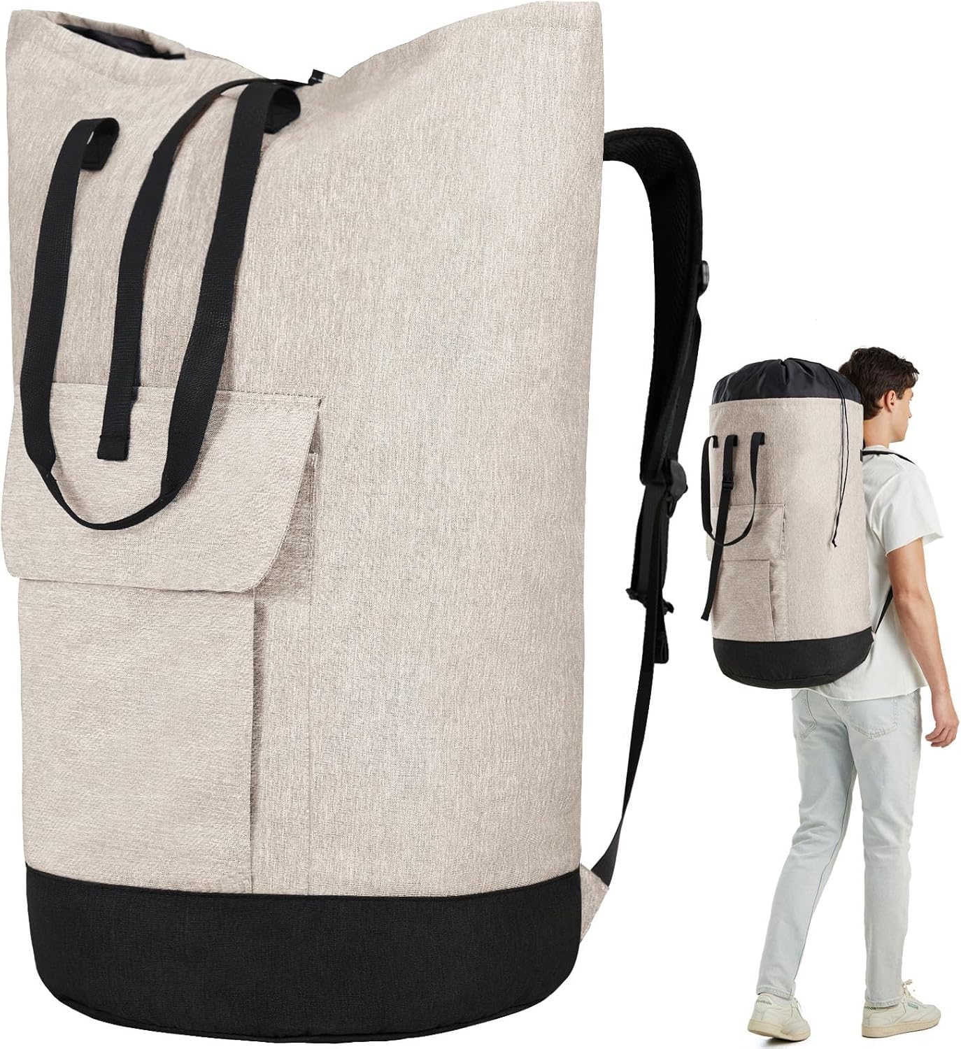 Laundry Bags Extra Large Heavy Duty, Laundry Backpack College 115L, Large Laundry Bag with Shoulder