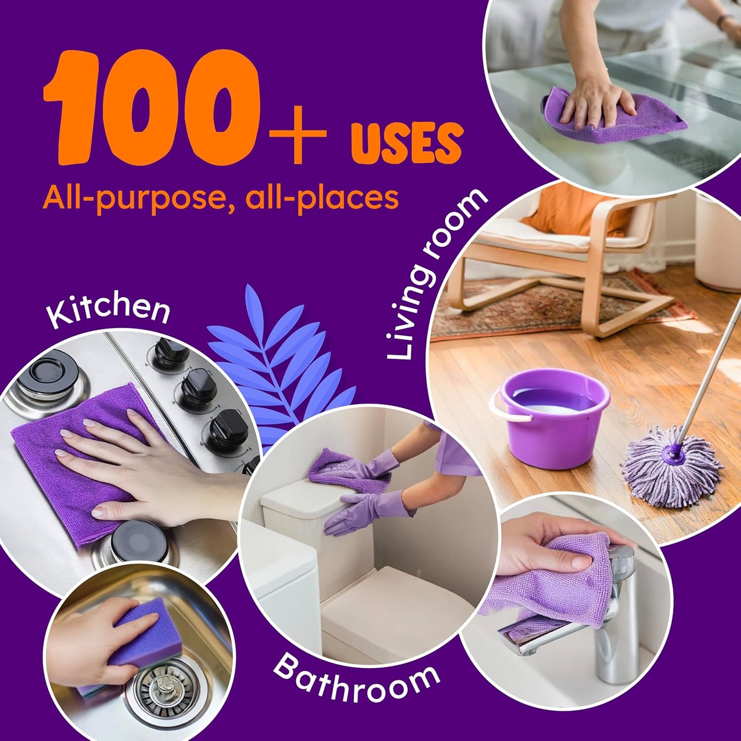 Originally Yellow Lavender Vinegar For Cleaning Purpose | USA Made All Purpose Cleaner | Use as a
