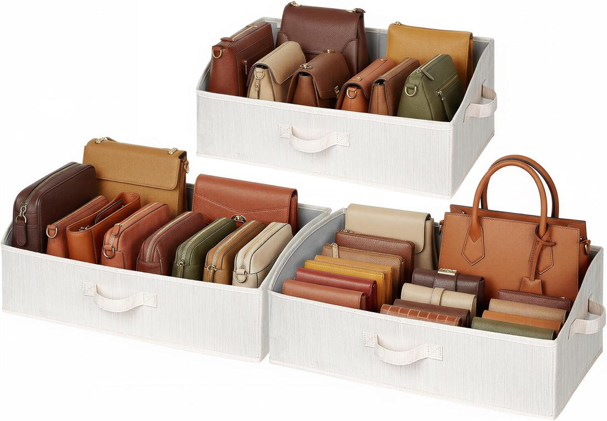 StorageWorks Closet Storage Bins, Trapezoid Organizer Box for Shelves, Fabric Clothes Bin, Foldable