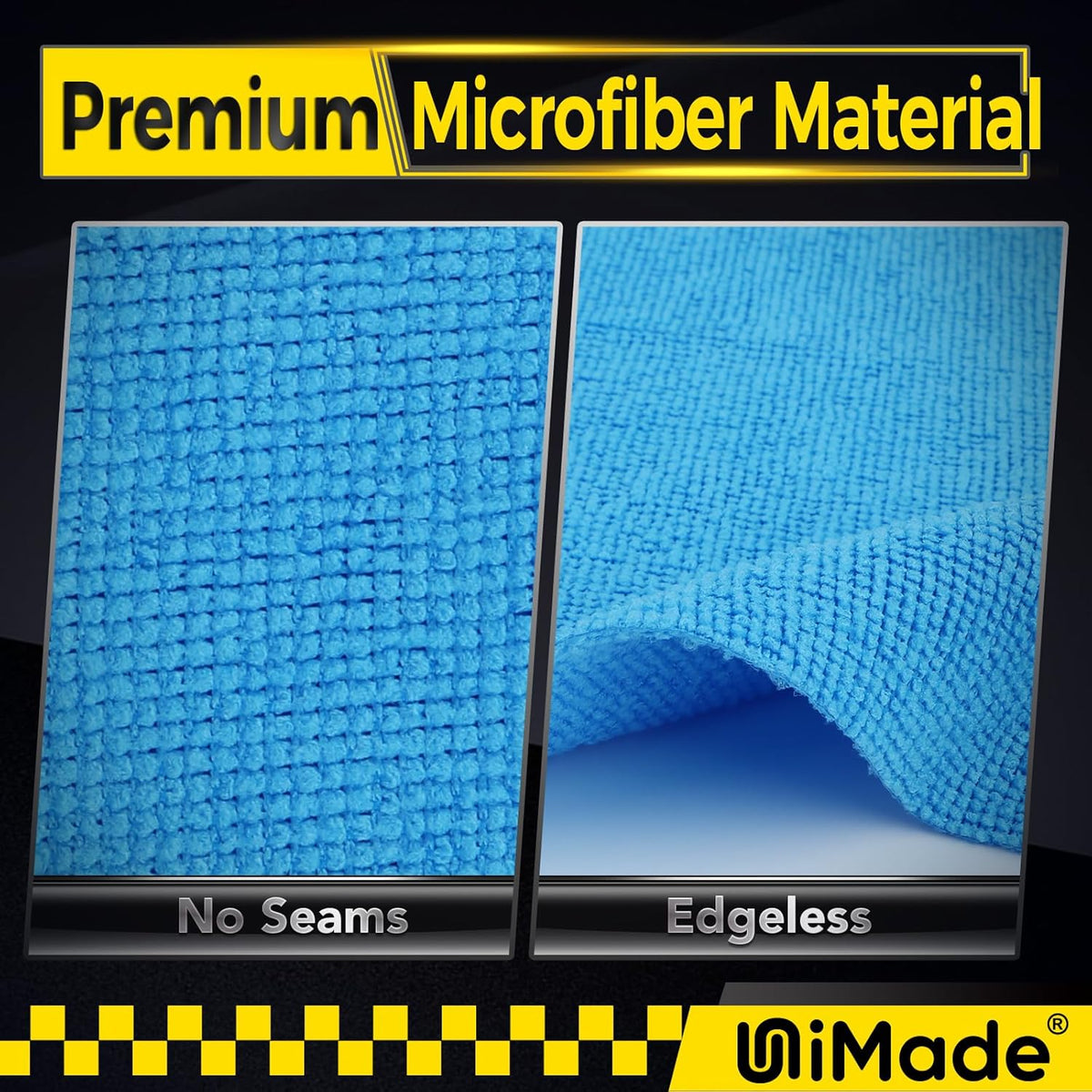 Shop Towels, 100 Pack Commercial Grade Work Rags Microfiber Towels for Cars Cleaning Rags Bulk