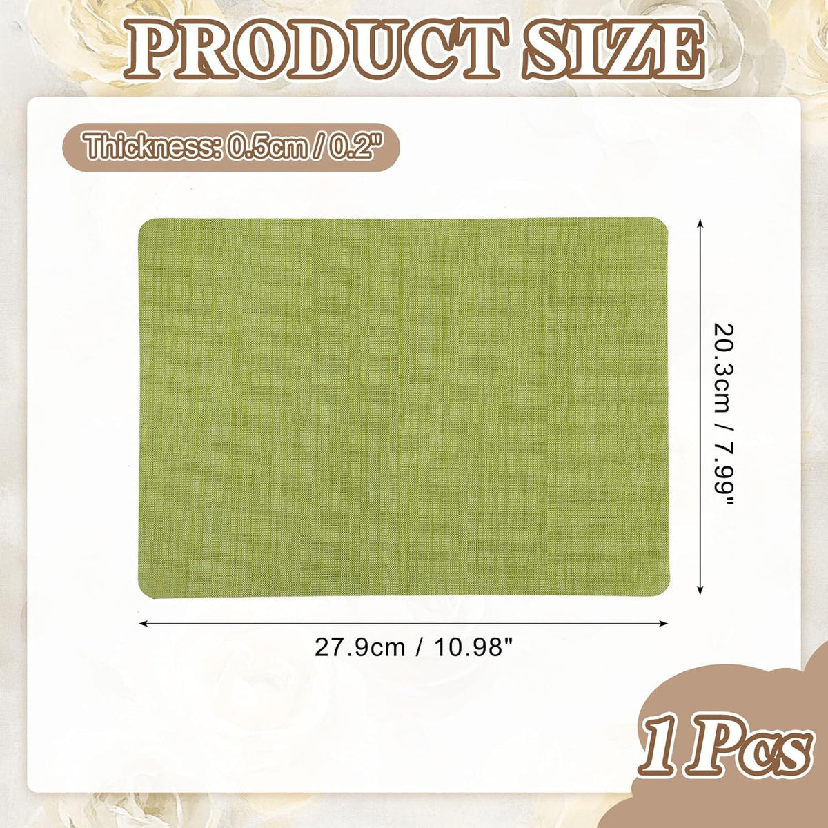 PATIKIL Linen Repair Patch, 8 x 11 Inch Self-Adhesive Linen Fabric Repair Patches for Sofa Couch