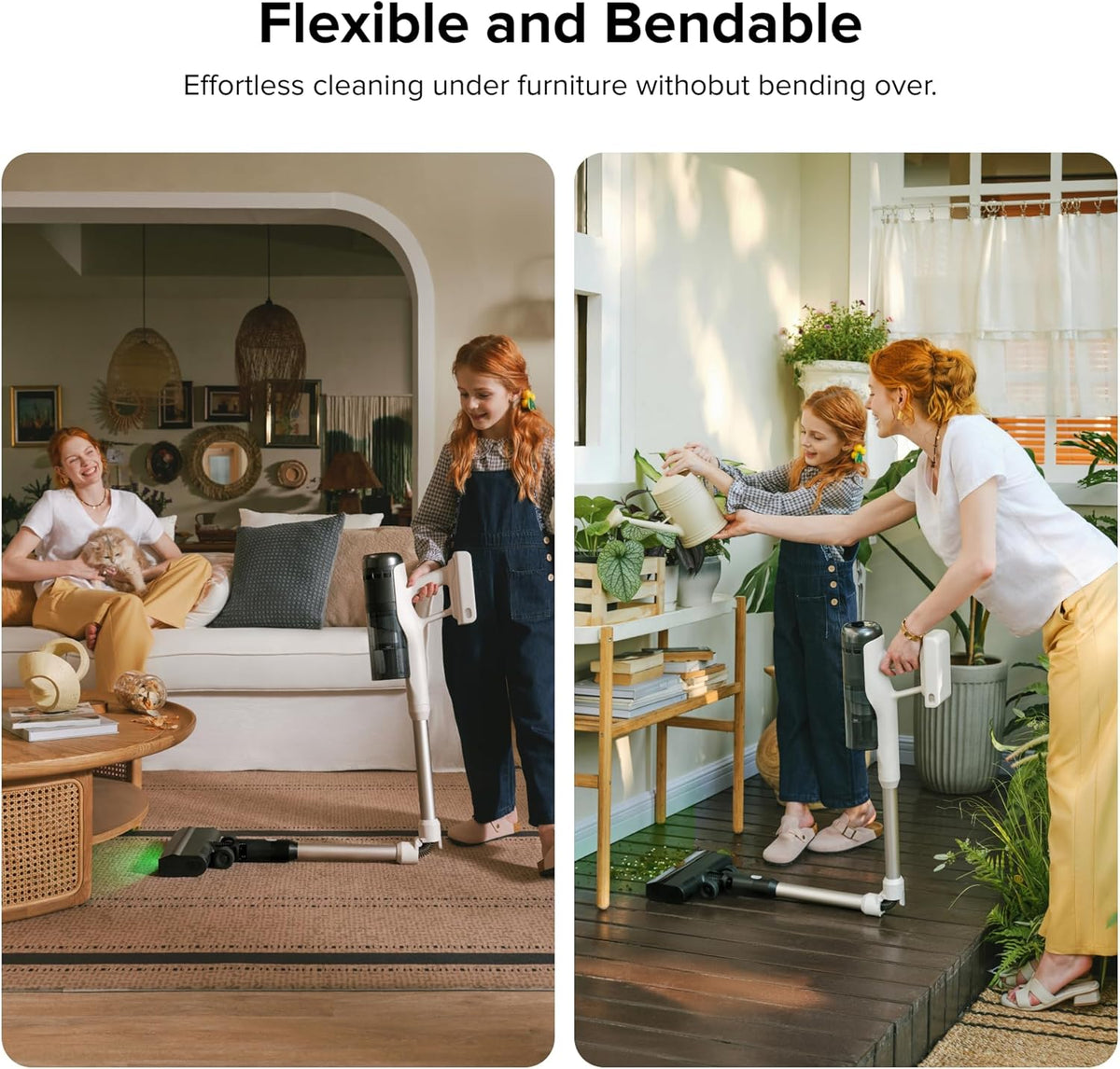 roborock H60 Pro Cordless Stick Vacuum Cleaner, 170AW Suction Power, 80-Min Runtime, 90° Bendable
