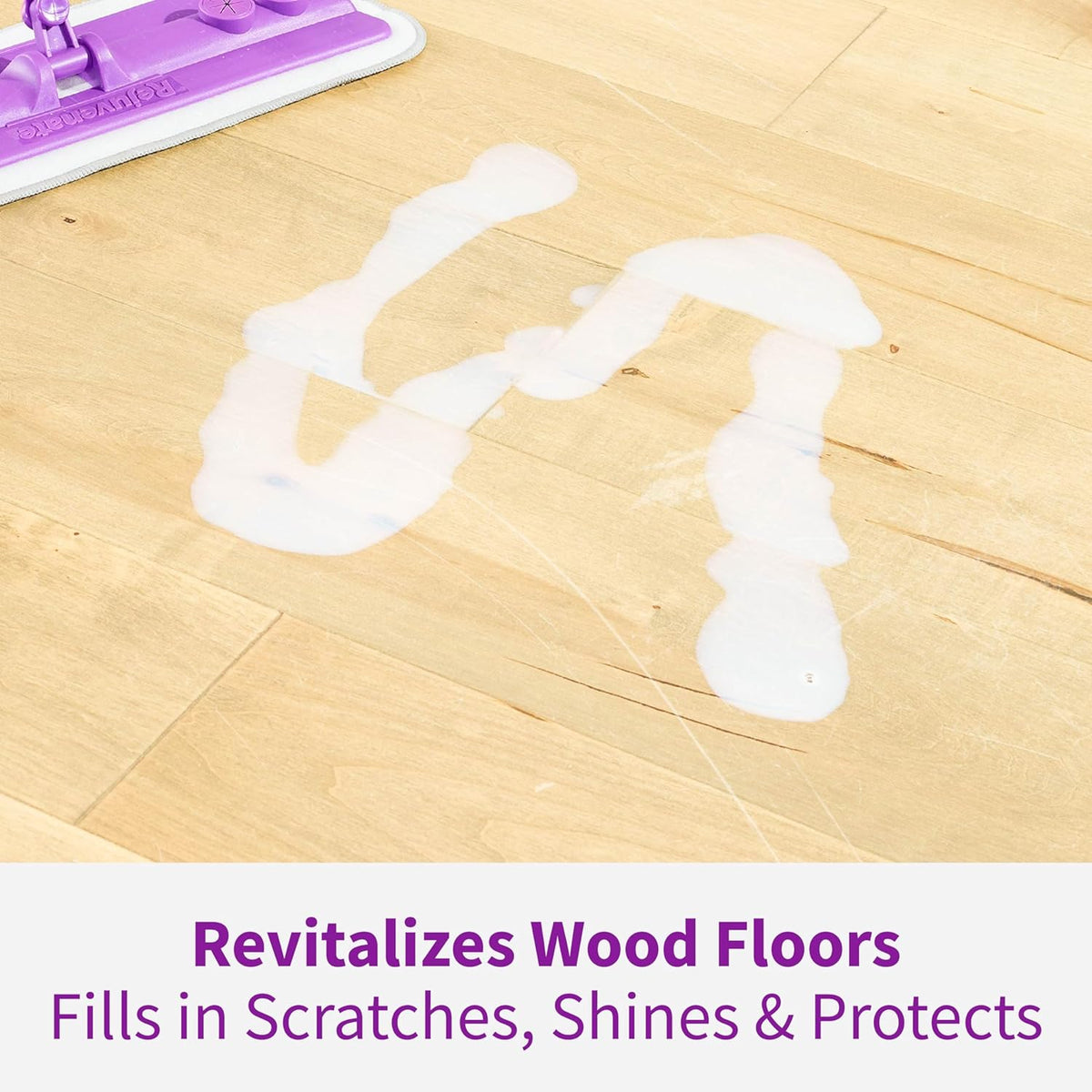 Rejuvenate Professional Wood Floor Restorer Fills Scratches, Shines And Protects Wood Flooring For
