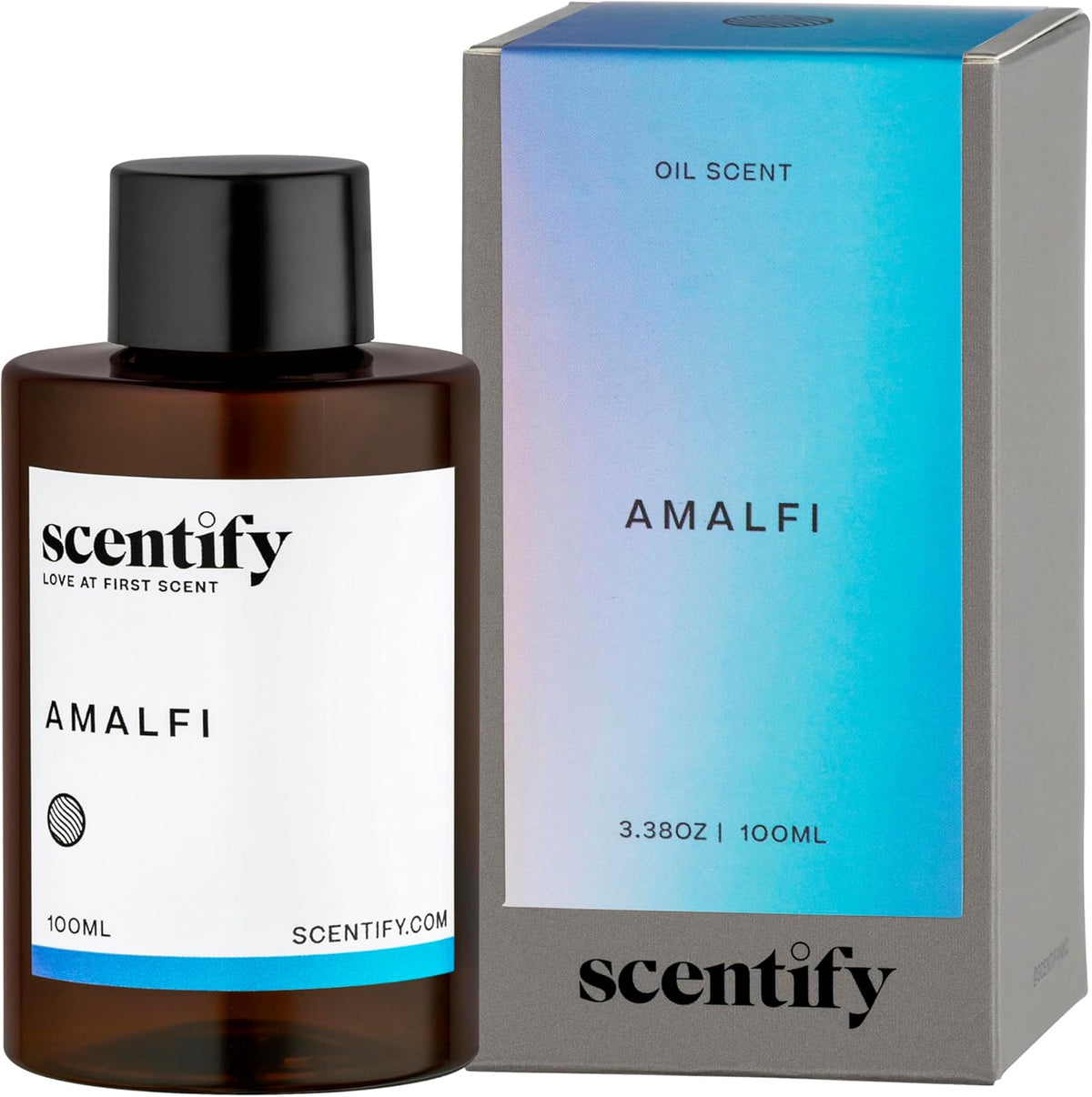 Scentify Amalfi Aroma Oil Refill Scent for Oil Diffusers - Lemon, Jasmine, Orchid, Amber, Musk