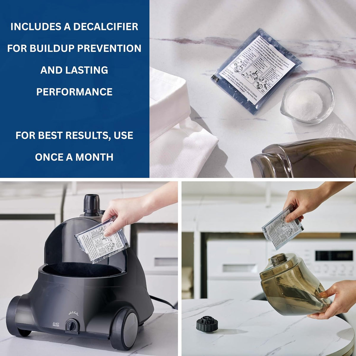 SALAV GS18-DJ Standing Garment Steamer with Smart Auto-Off, Wheels for Easy Movement, 1.8L Water
