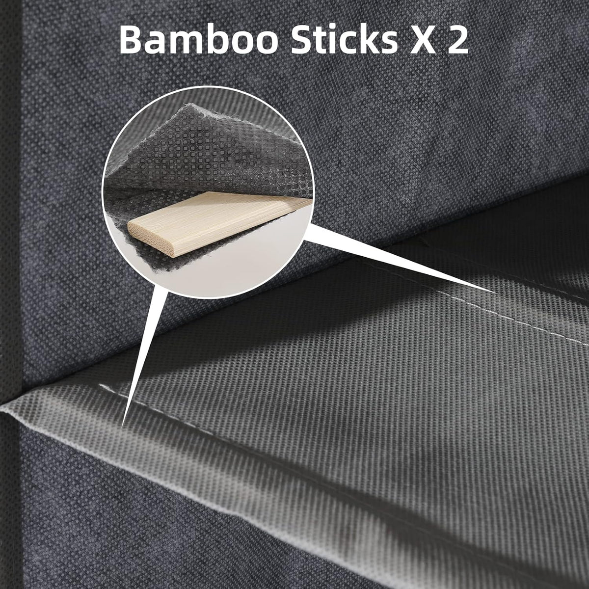 2 Packs Hanging Closet Organizer, 4-Shelf Closet Organizers and Storage with Side Pockets