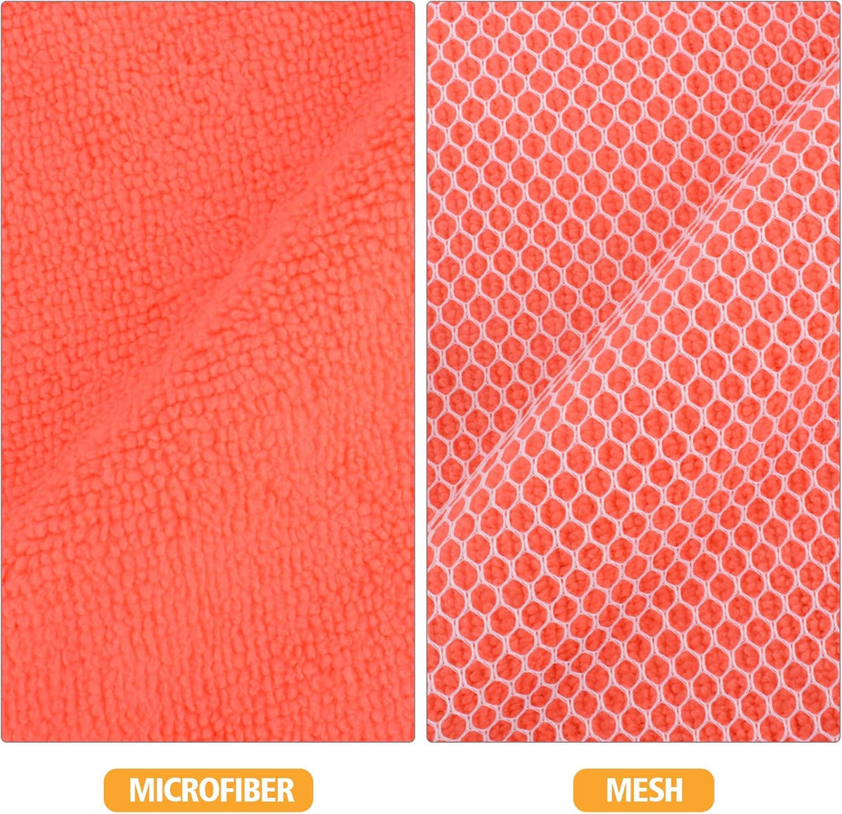 KinHwa Kitchen Washcloths for Dishes Absorbent Microfiber Dish Cloths Quick Dry Dish Rags with Poly