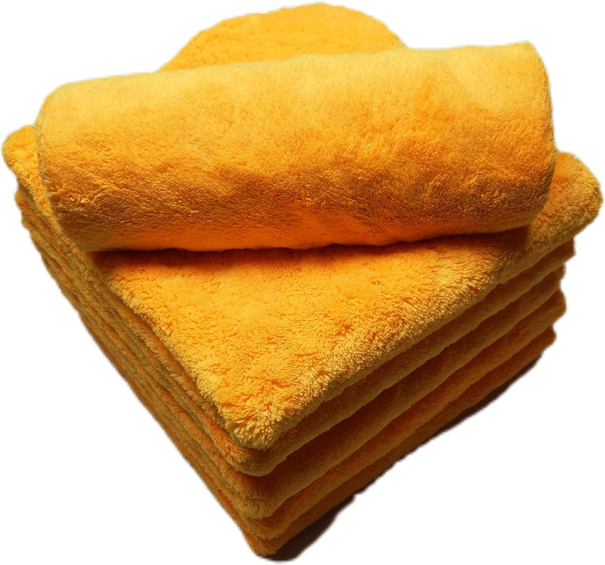 Plush Edgeless Microfiber Towel for Car, Soft Drying Wash Detailing Buffing Polishing Towel, 530
