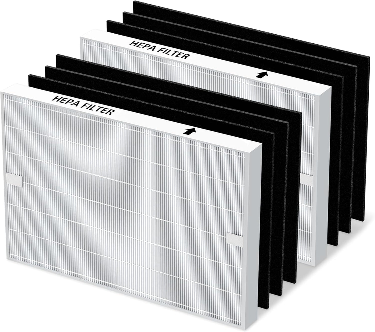 AP-1512HH Filter Replacement for Coway Airmega AP-1512HH and Airmega 200M Air Purifiers, 2 HEPA and