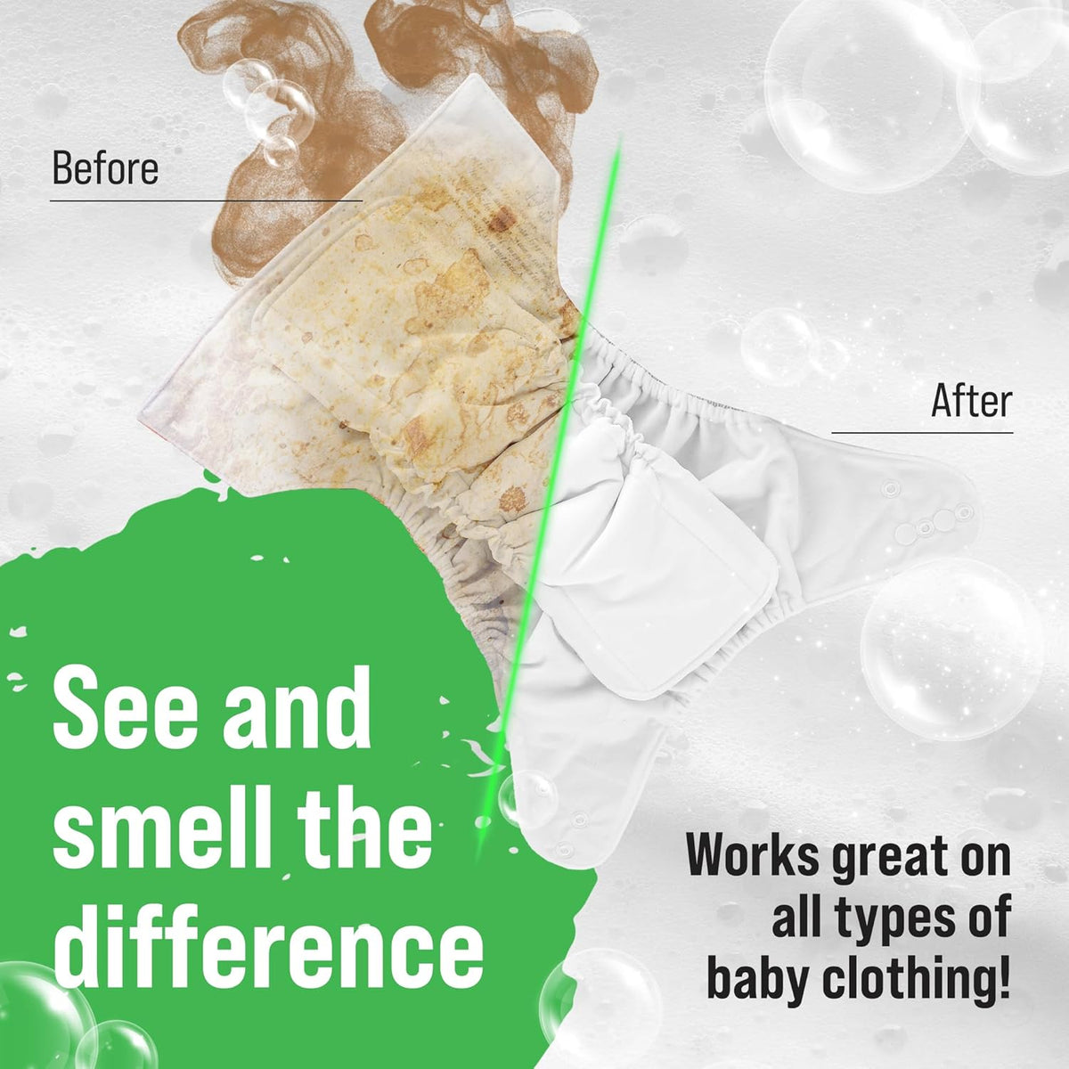 Rockin' Green Laundry Detergent, Plant based, All Natural Laundry Detergent Powder, Vegan and