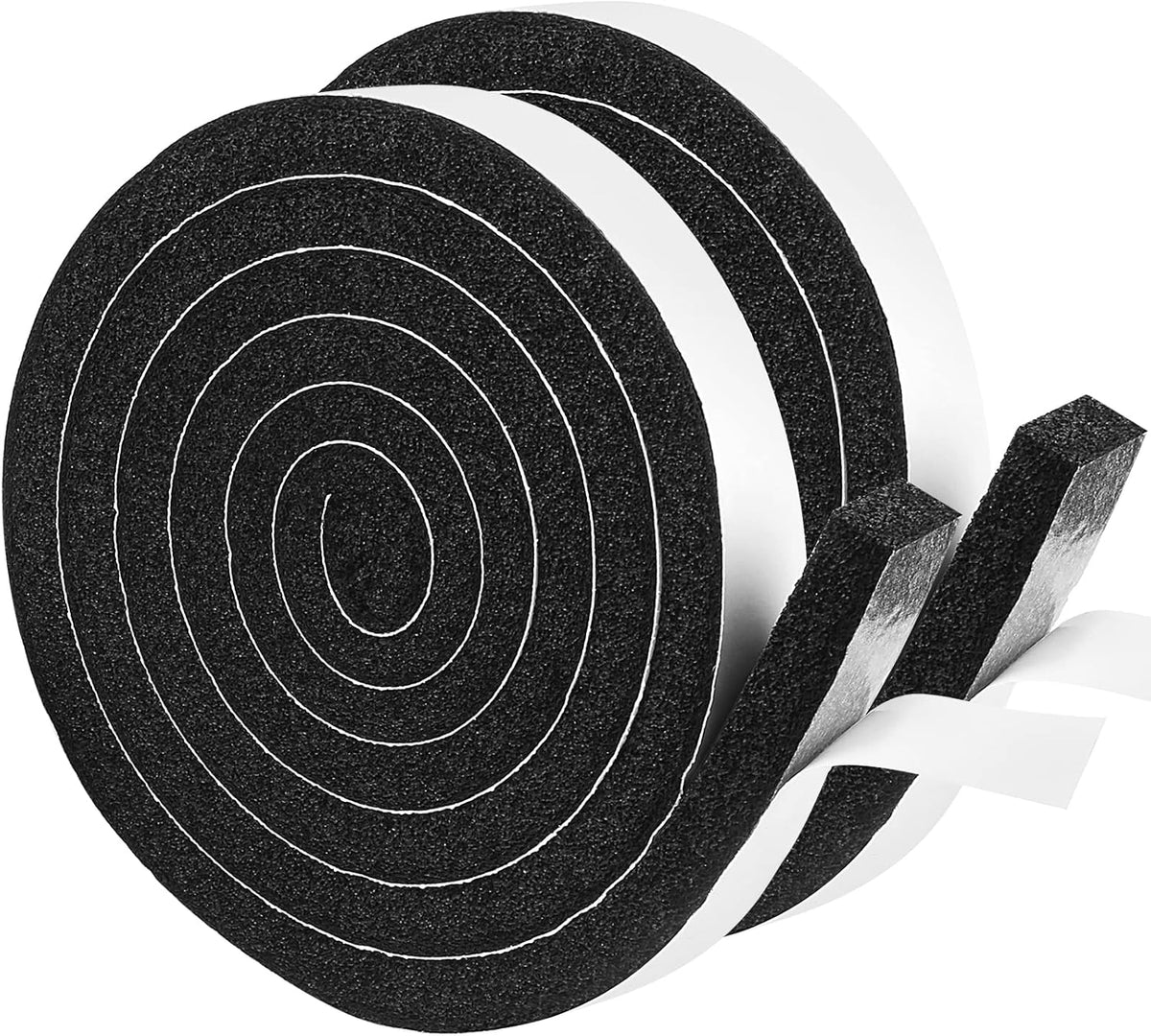 YIJUHOU Weather Stripping Door Seal Window Air Conditoner Insulation Foam Seal Tape Black Open Cell