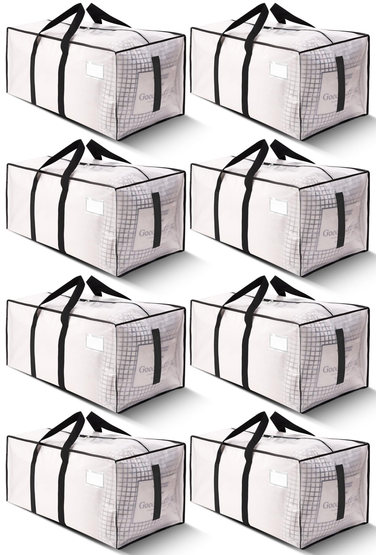 HOMESURE Supports 200lbs Heavy Duty Moving Bags - Strong Zipper & Wrap-Around Handles