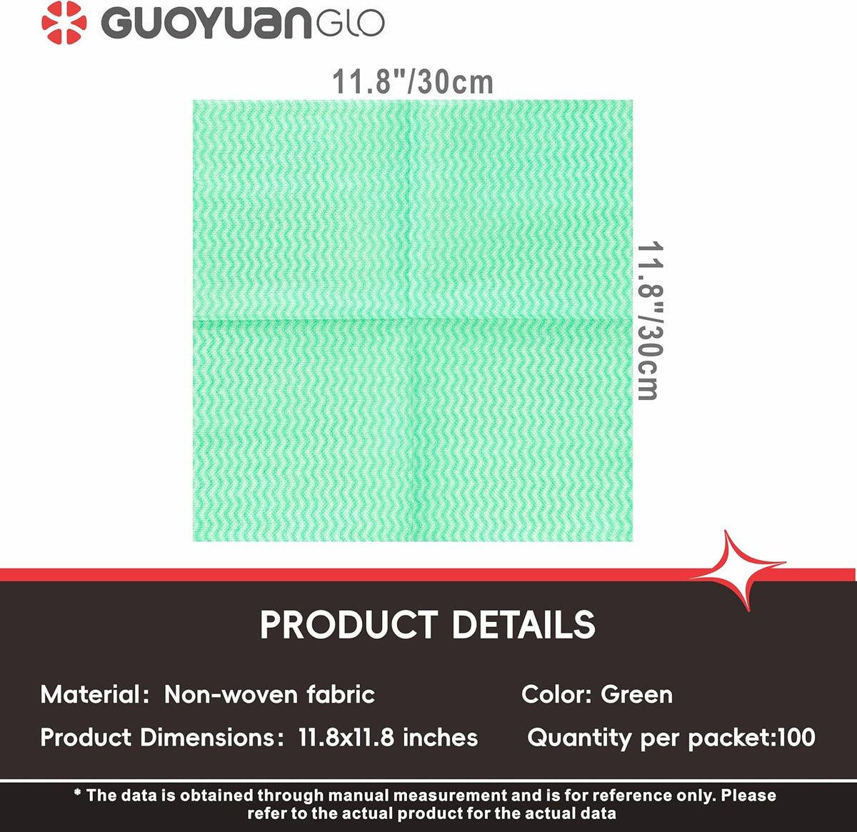 Disposable Cleaning Cloths Reusable Dsih Cloths for Kitchen Disposable Dish Rag Dry Fast 11.8x11.8