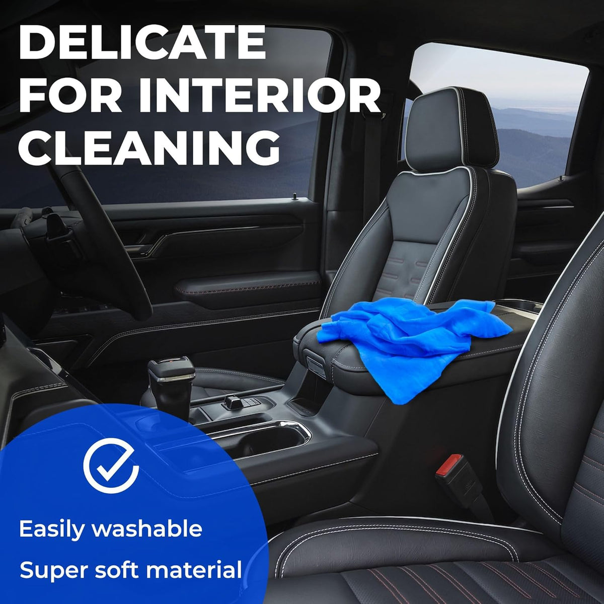 Premium XL Shammy Towel for Car - (34”x25”) - Super Absorbent Chamois Cloth - Spots and