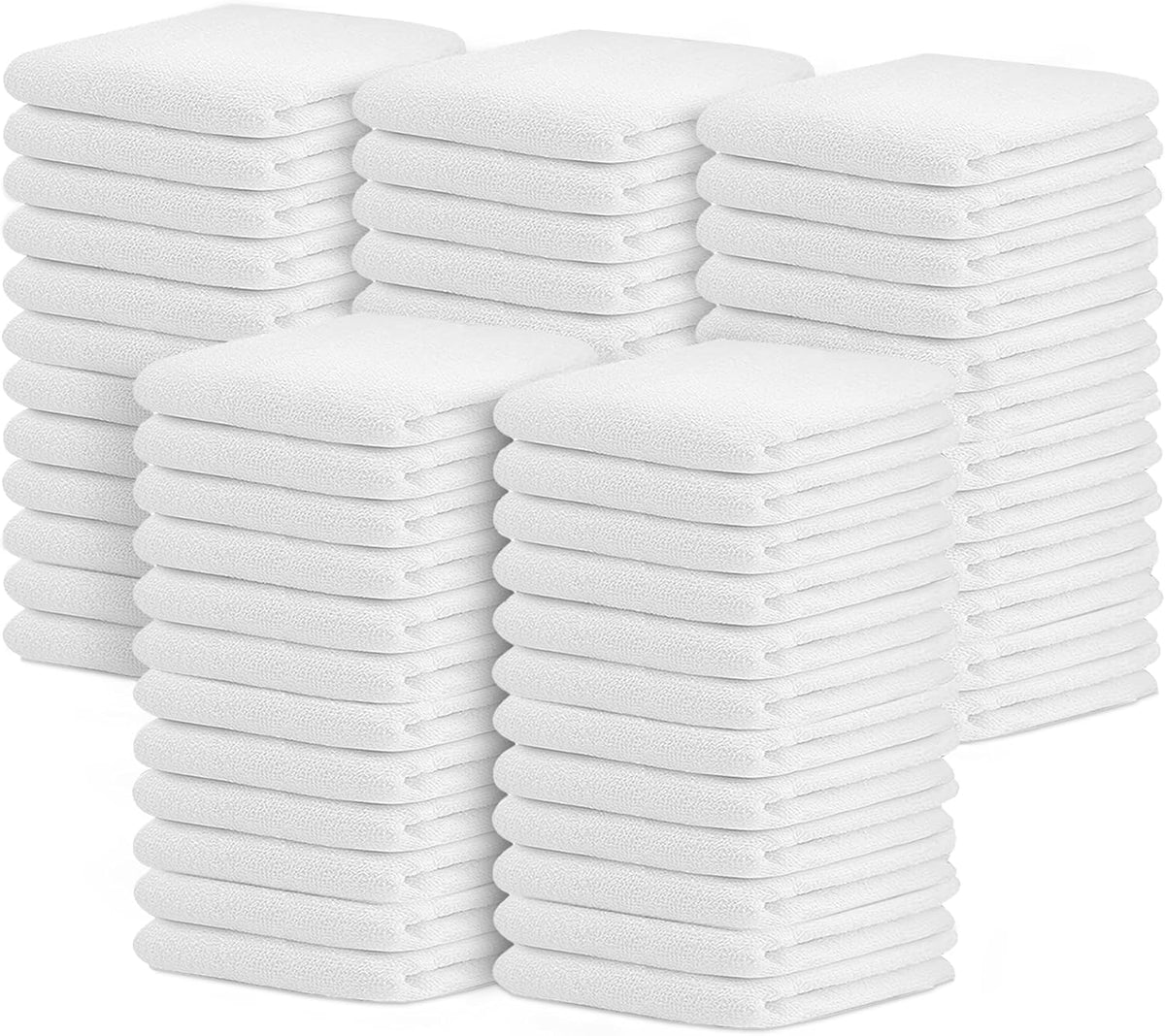 Avalon Towels Terry Bar Mop Towels (Value Pack of 60) Size 16"x19" – Absorbent and Durable