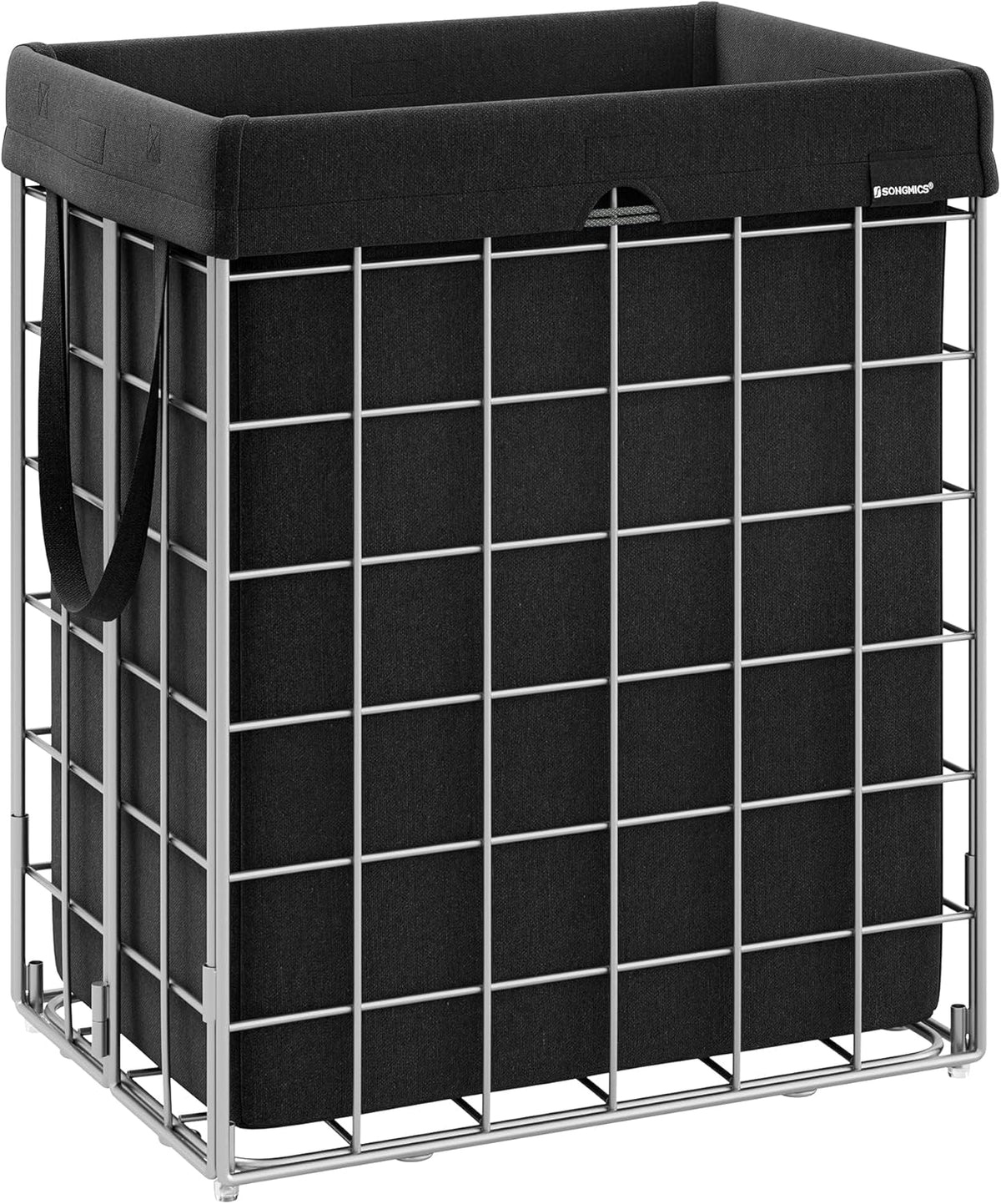 SONGMICS Laundry Hamper, 23.8 Gal. (90L) Laundry Basket, Collapsible Clothes Hamper, Removable and