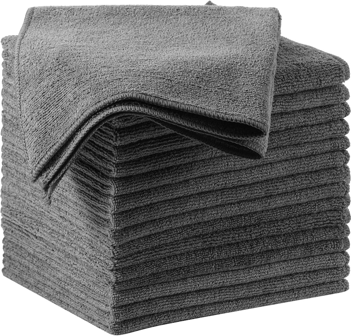 200 Pcs Microfiber Cleaning Cloth 16x16 Inch Microfiber Towels for Car Ultra Absorbent Cleaning