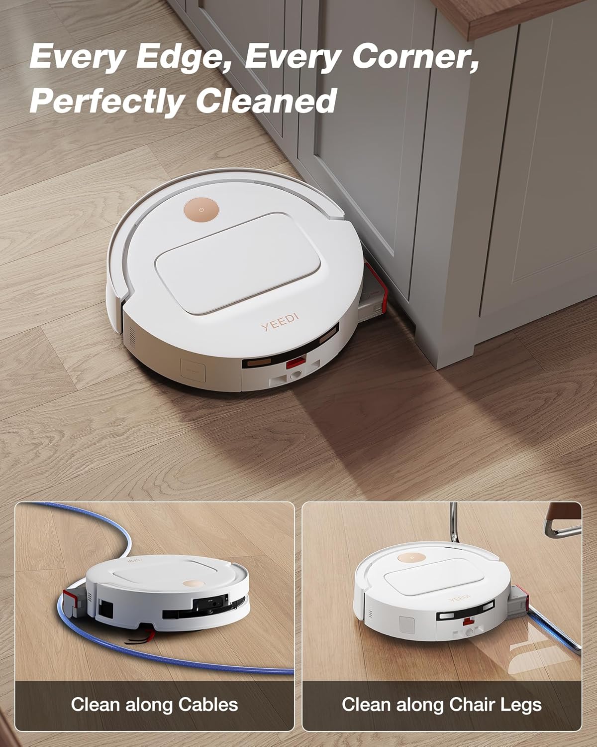 Yeedi M14 Plus Robot Vacuum and Mop with All-in-One Station, 18000Pa, OZMO Roller Instant