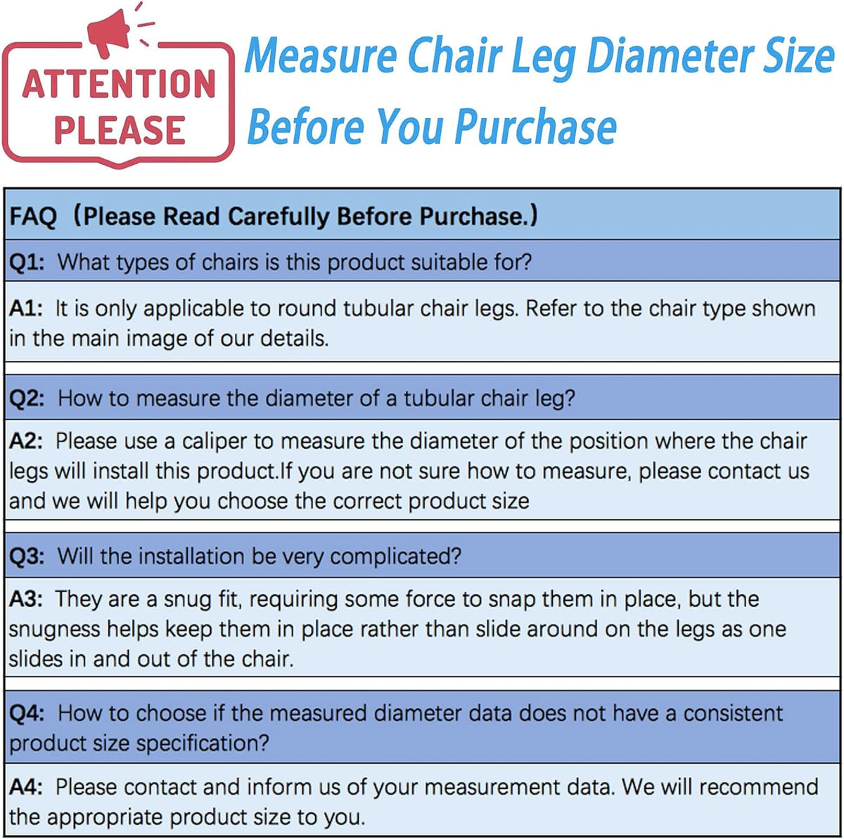 Rectangle U Shaped Chair Leg Tips Cap with Felt Pads,Furniture Feet Protector Slide Smoothly