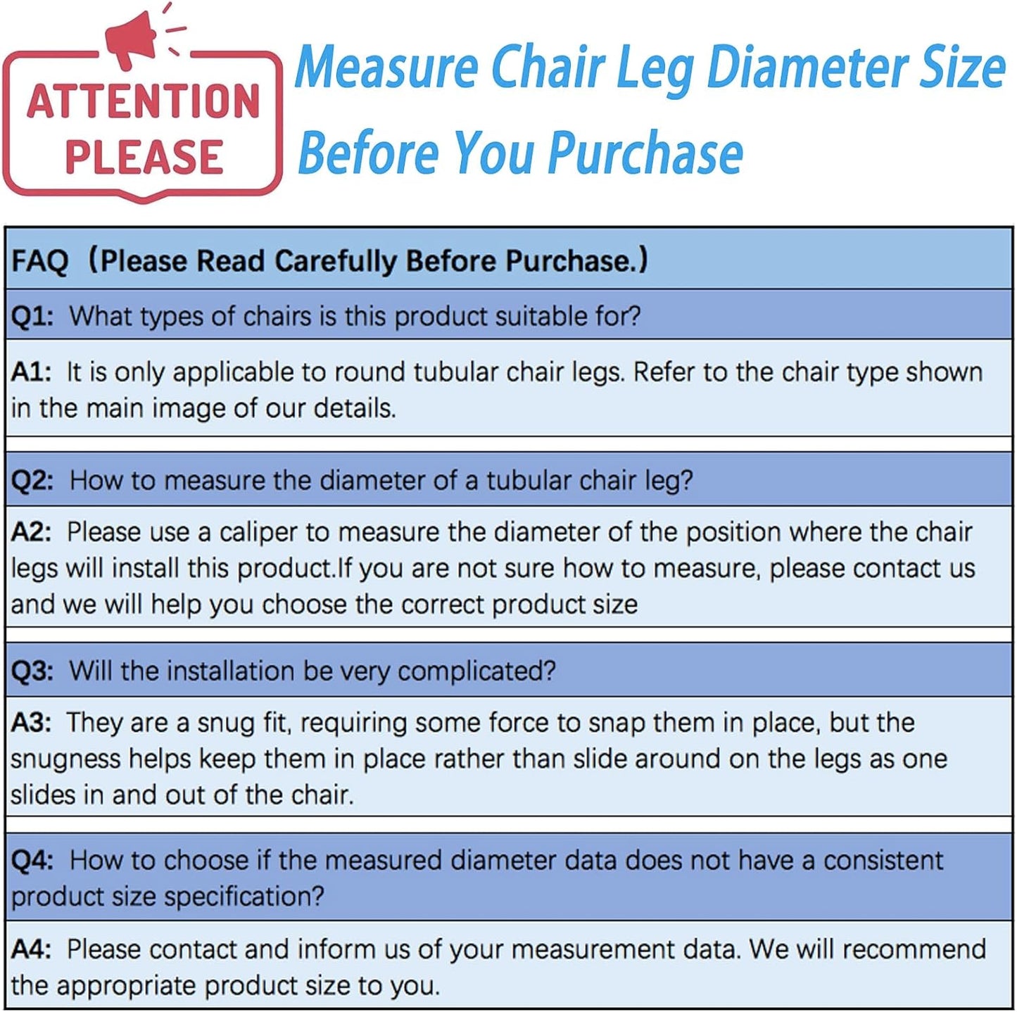 Rectangle U Shaped Chair Leg Tips Cap with Felt Pads,Furniture Feet Protector Slide Smoothly