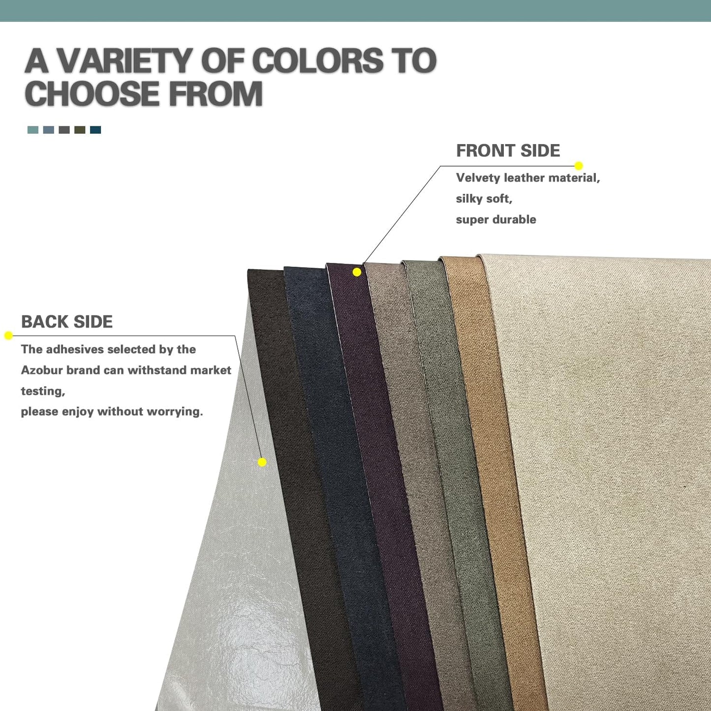 Velvet Repair Patch, Self-Adhesive Flannel Fabric Patch, Multi Colors, Microfiber Patch，Can be Used