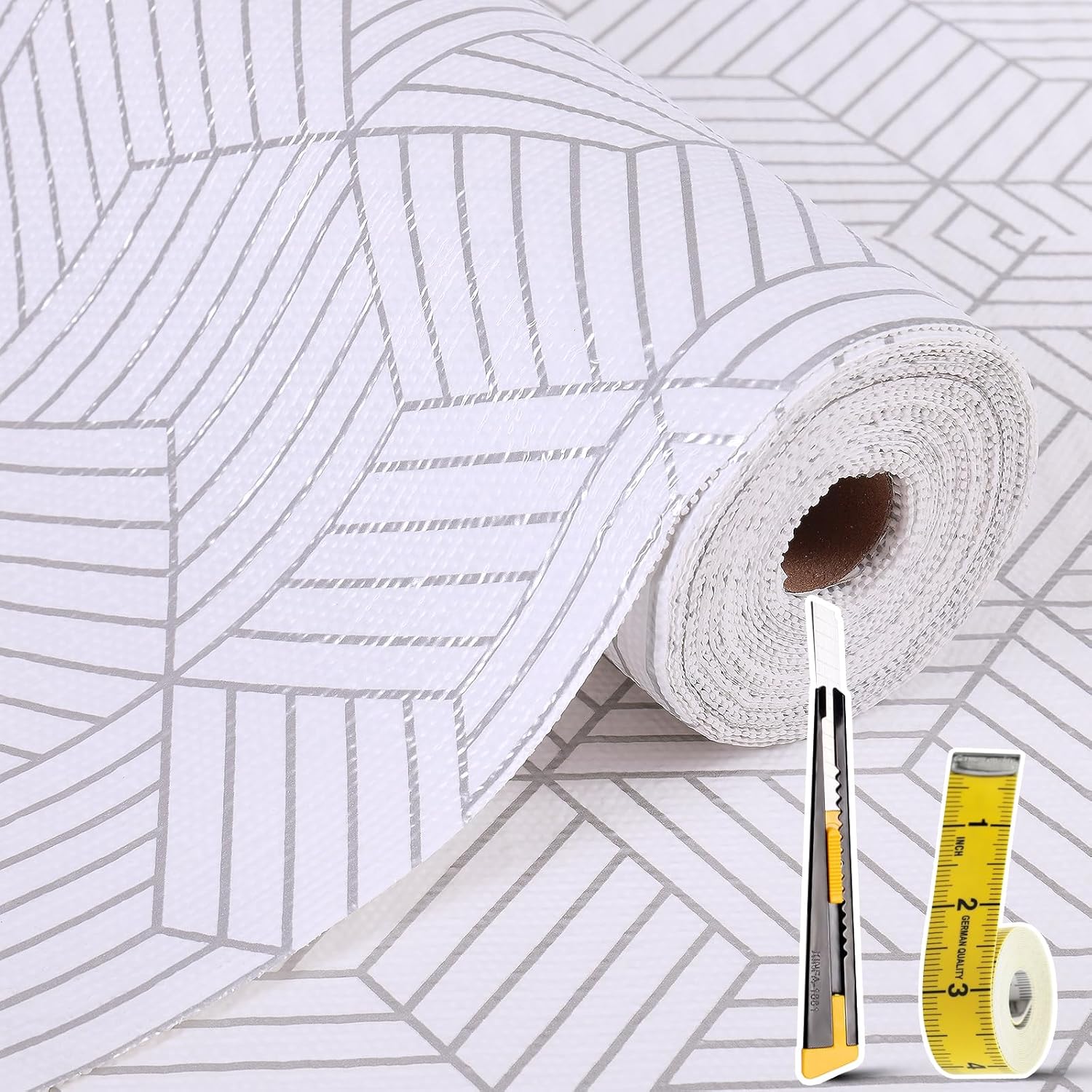 Shelf Liners for Kitchen Cabinets Non Adhesive Shelf Liner Paper Non-Slip Thickened Drawer Liner