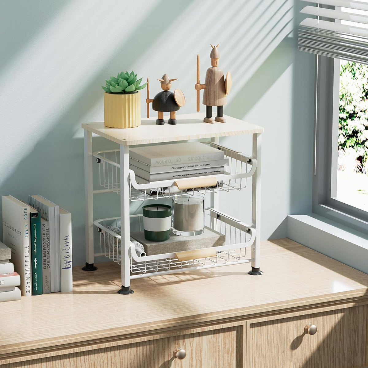 3-Layer Kitchen Fruit Storage Basket Snack Rack, countertop Storage Rack, Stackable Storage Rack