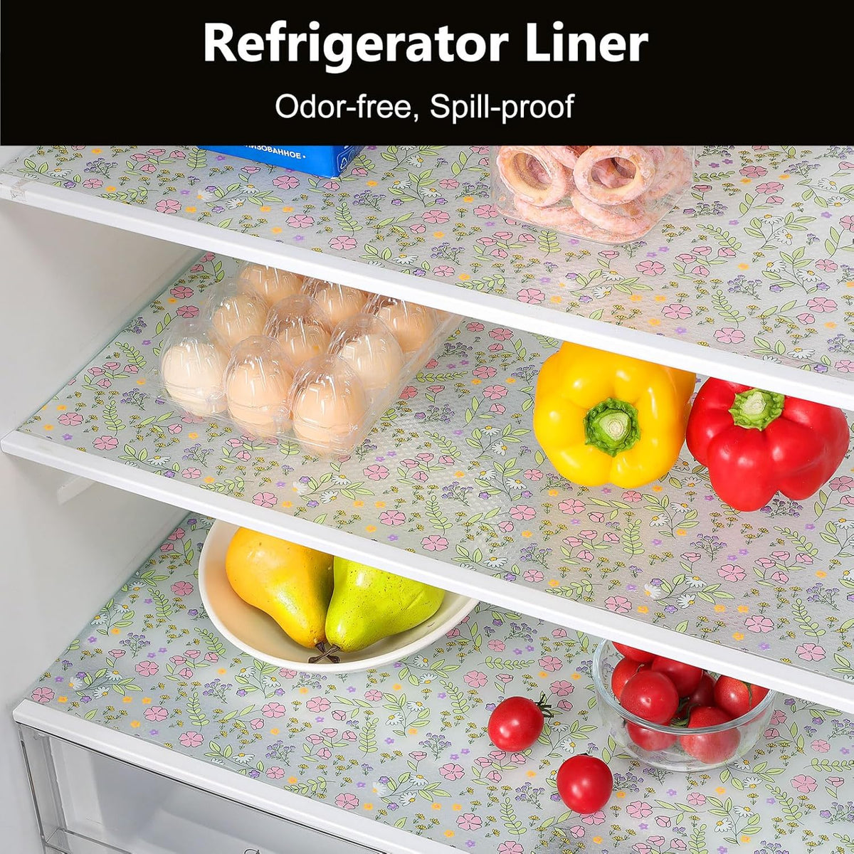 INNOLITES Non-Slip Shelf Liner – Cabinet & Drawer Liner Non-Adhesive – Waterproof Oil-Proof