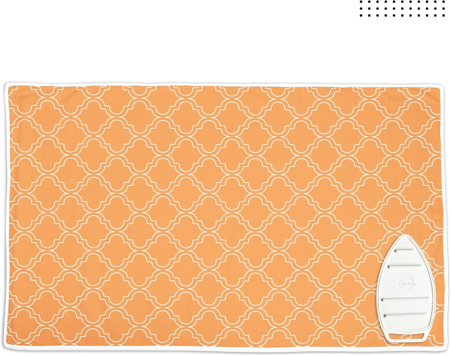 Encasa XO Ironing Mat/Pad (Large 48"x28") with 3mm Padding & Silicone Iron Rest for Steam Pressing