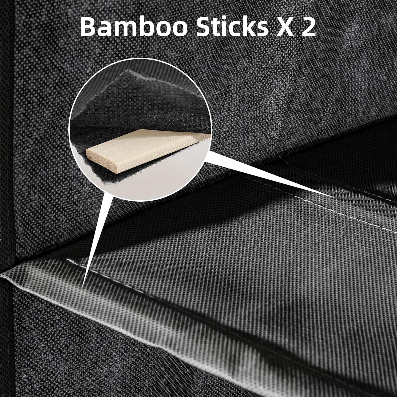 2 Packs Hanging Closet Organizer, 4-Shelf Closet Organizers and Storage with Side Pockets