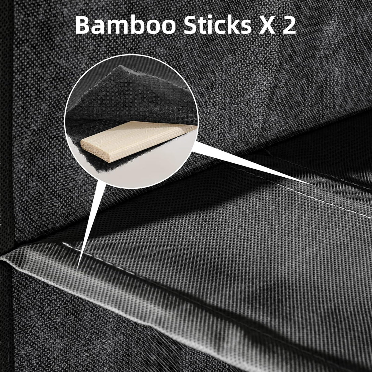 2 Packs Hanging Closet Organizer Storage, 6-Shelf Hanging Shelves for Closet, Closet Clothes
