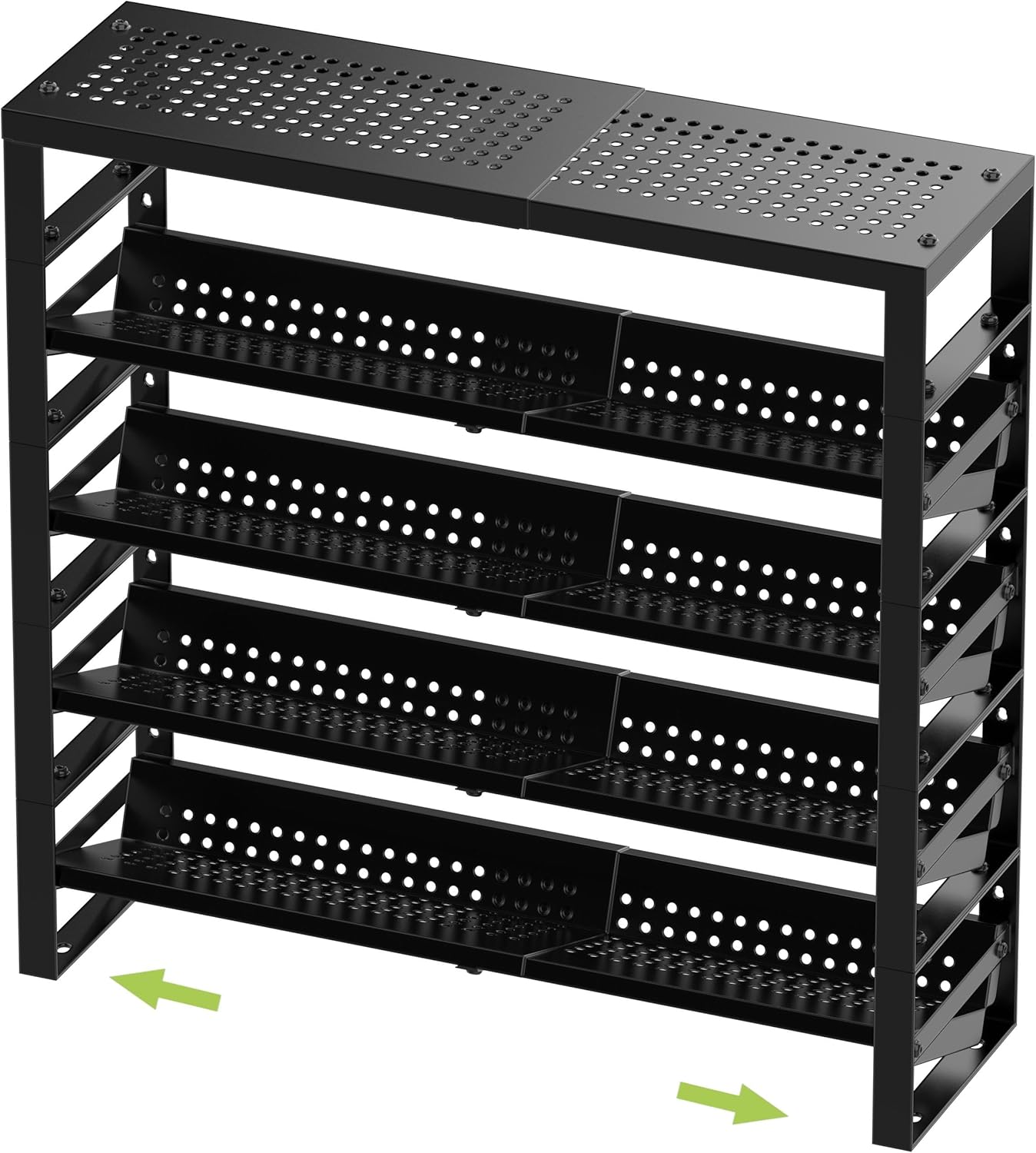 Expandable, Stackable, Adjustable Spice Rack kitchen Organizer,Metal Pantry Storage Shelves