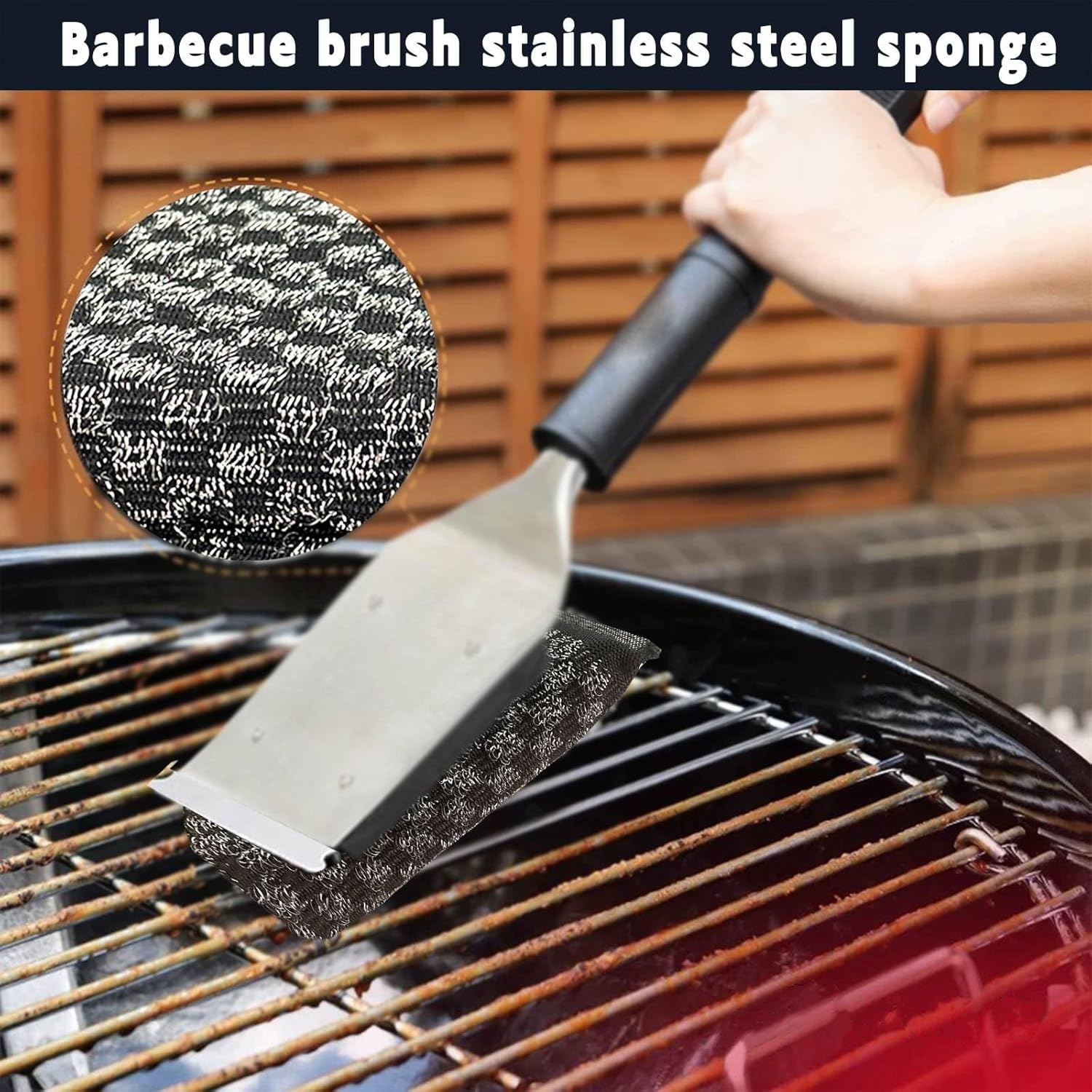 Steel Wool Scrubbers Dish Sponges Kitchen Scrubbing Pads Pot Scrubber for Kitchen Non Scratch, Soft