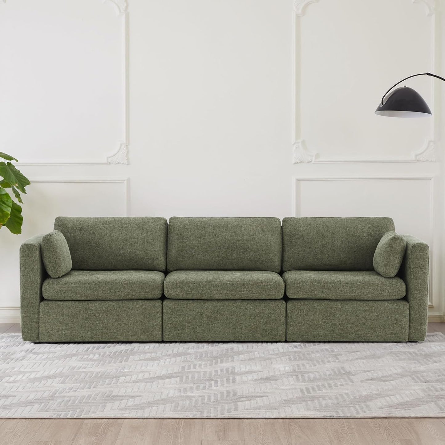 CHITA Oversized Modular Sectional Convertible Fabric Sofa Set, FSC Certified Extra Large Sectional