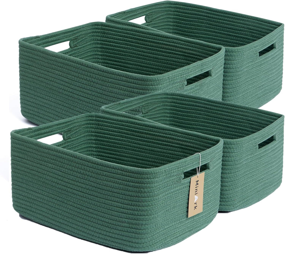 Large Storage Baskets for Organizing, Closet Shelf Baskets for Clothes Blanket Towels, Baby