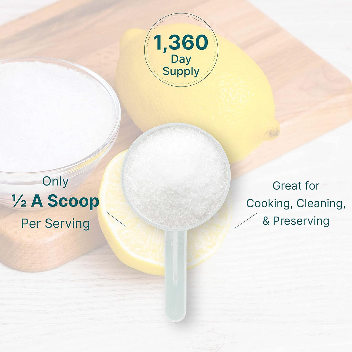 Citric Acid 6 Pounds | Fine Granular Powder, Food Grade, Bulk Supply – Potent Anhydrous Form