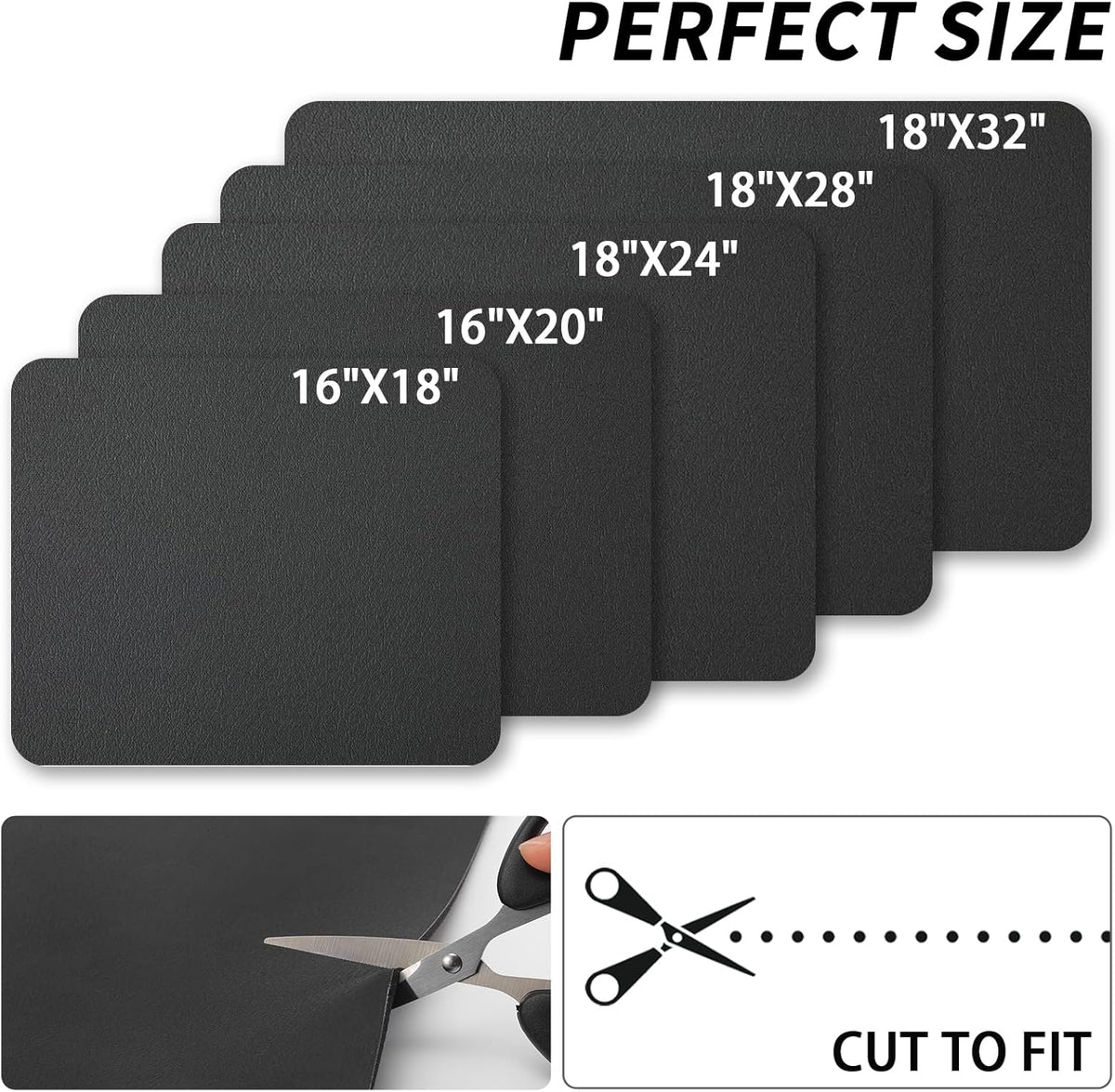 Dish Drying Mat for Kitchen Counter, Heat Resistant Drainer Mats with Non-slip Rubber Backed, Hide