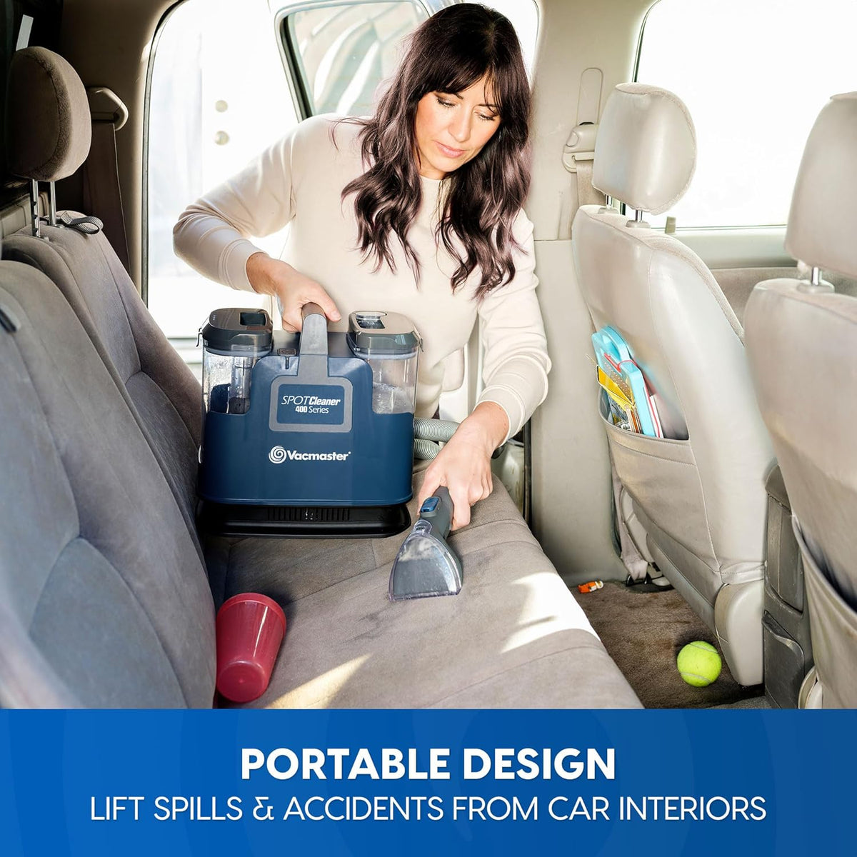 Vacmaster SCB301 400 Series Portable Carpet & Upholstery Spot Cleaner Machine, 15Kpa Power Suction