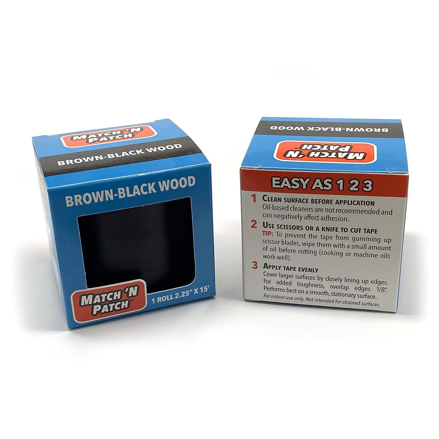 MATCH 'N PATCH Realistic Wood Grain Repair Tape - Durable Multi-Use Adhesive Tape for Furniture