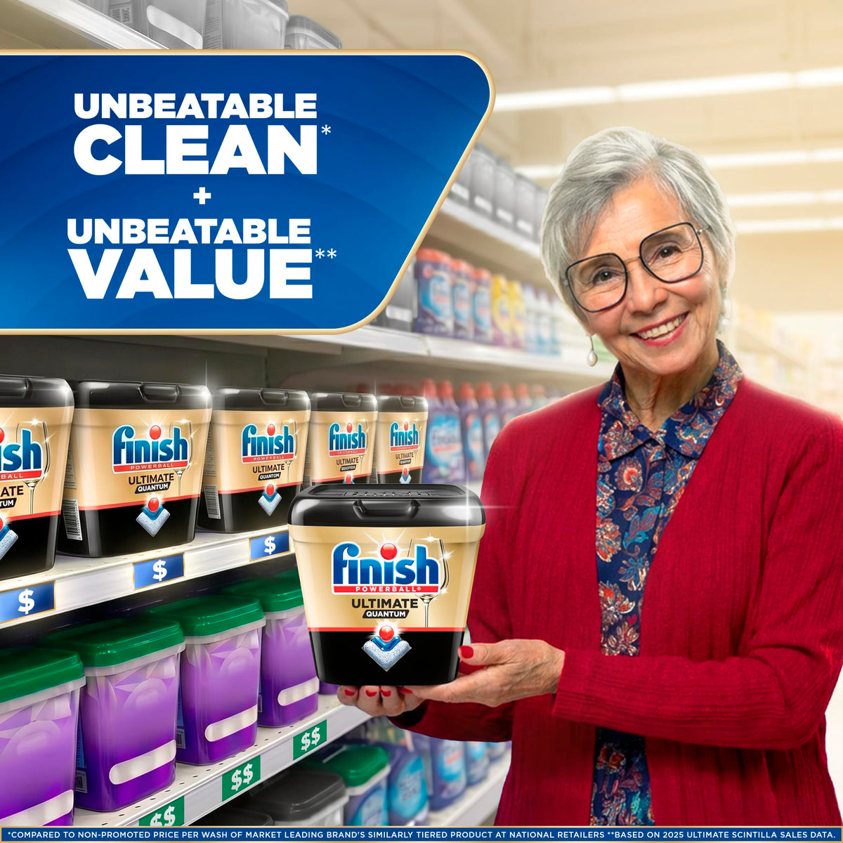 Finish Ultimate Quantum Infinity Shine Dishwasher Pods, New & Improved Formula, Dishwasher