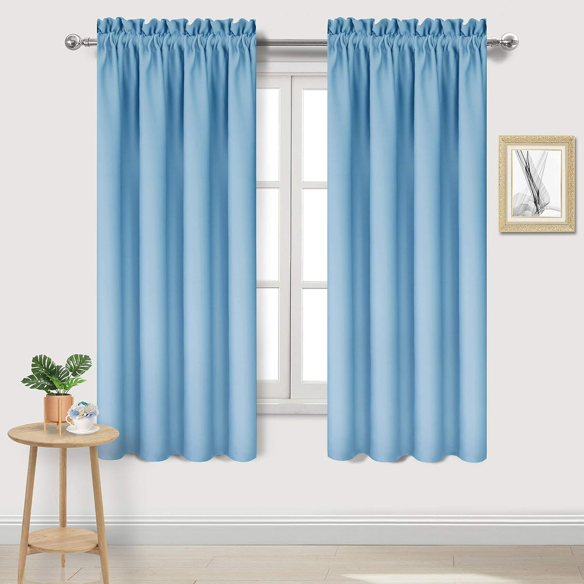 DWCN Blackout Curtains – Thermal Insulated, Energy Saving & Noise Reducing Bedroom and Living Room