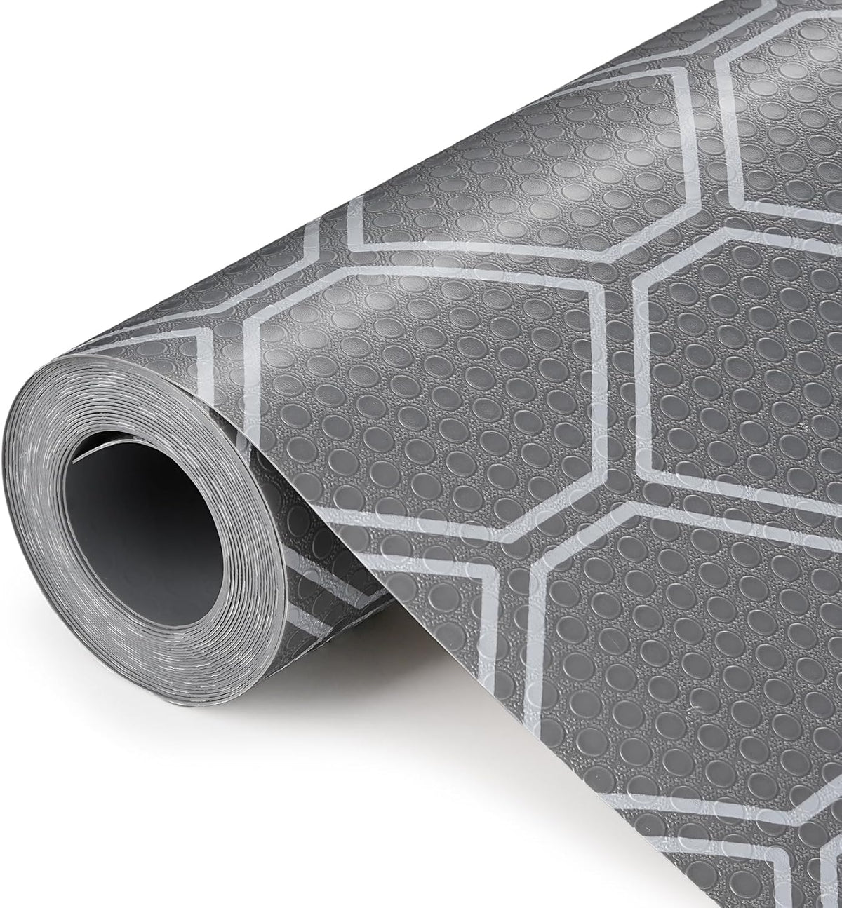 Non Adhesive Shelf Liner, Waterproof Drawer Liners for Kitchen Cabinet Refrigerator, No Slip