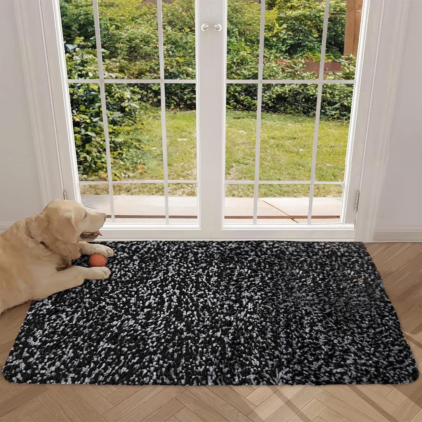 Premium Microfiber Indoor Door Mat – 36"x72" Washable Entry Mat, Non-Slip, Waterproof Backing