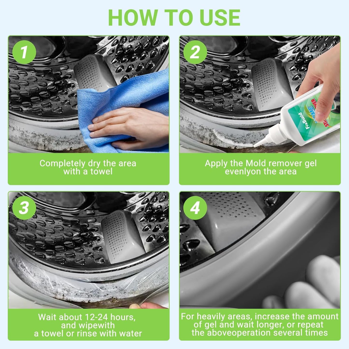 Home Remover Gel, Heavy Duty Stain Cleaner, Multi-Purpose Cleaner Applied to Refrigerator, Washer
