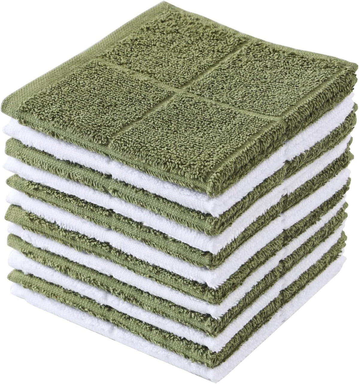 Glynniss Dishcloths Kitchen Highly Absorbent Dish Rags 100% Cotton Dish Cloths for Washing Dishes