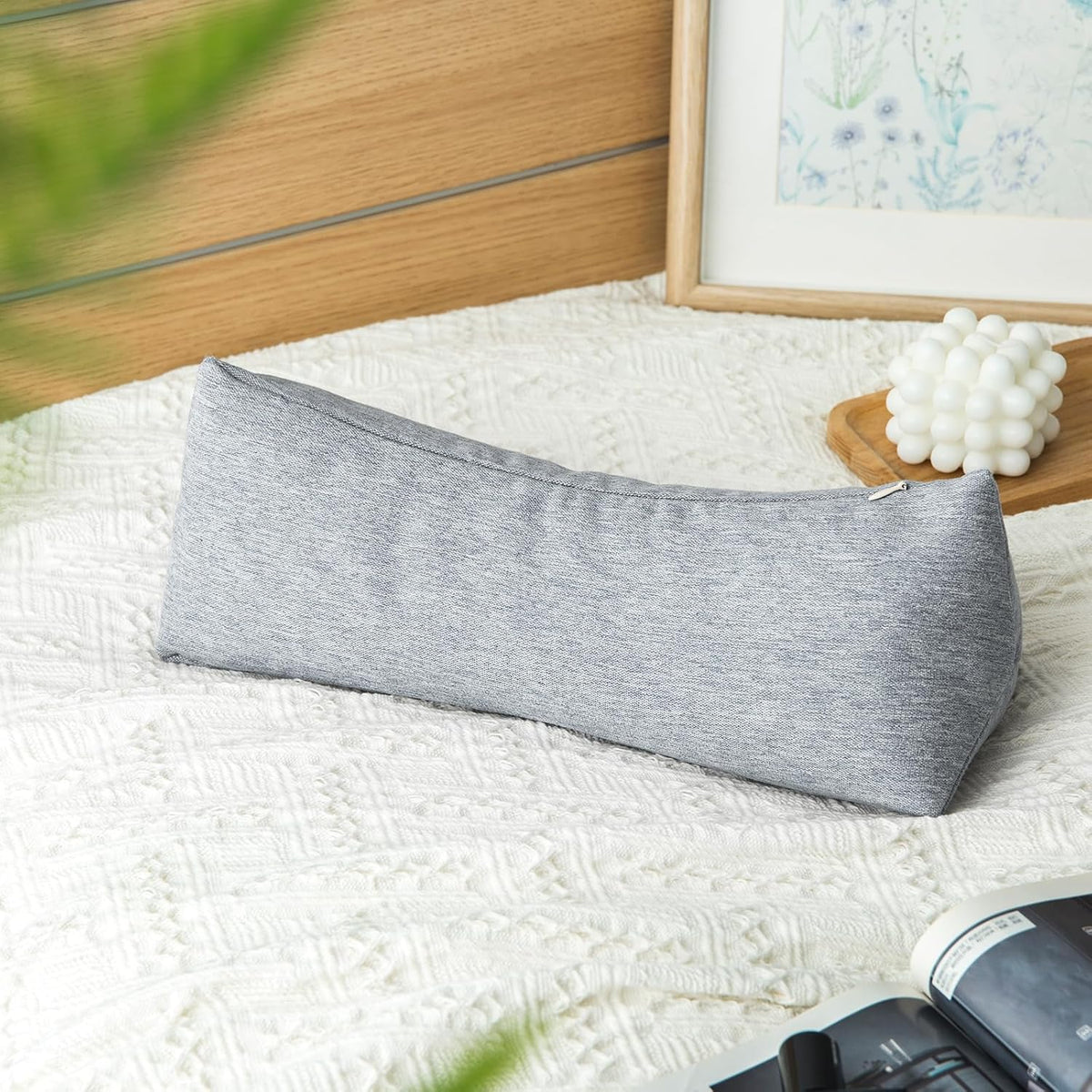 Buckwheat Neck Support Pillow Cervical Neck Cylinder Bolster Pillow,Buckwheat Hulls Adjustable Roll