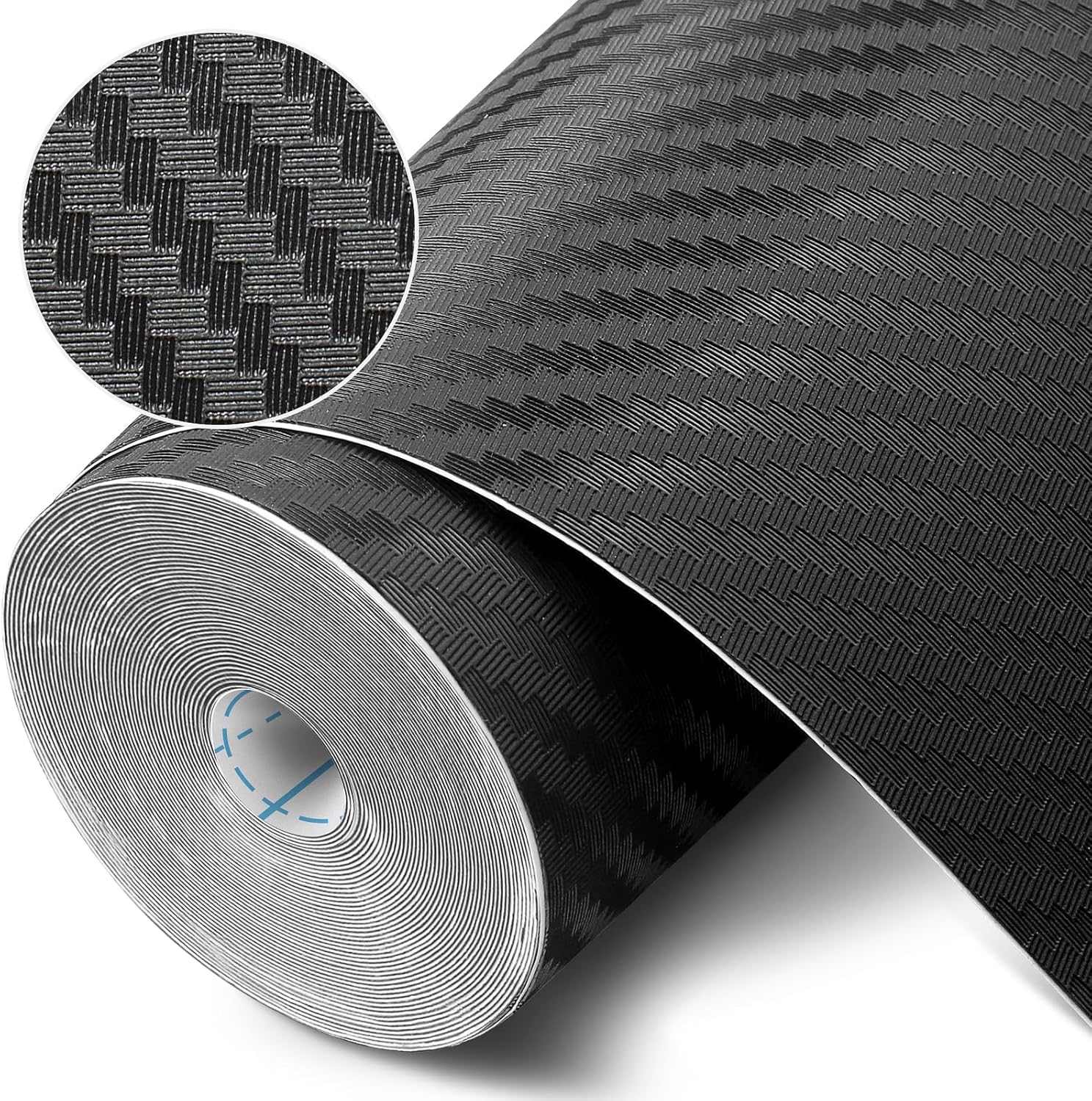 Self-Adhesive Shelf Liner Kitchen Liner, Waterproof Backed Paper Easy Peel and Stick Contact Liner