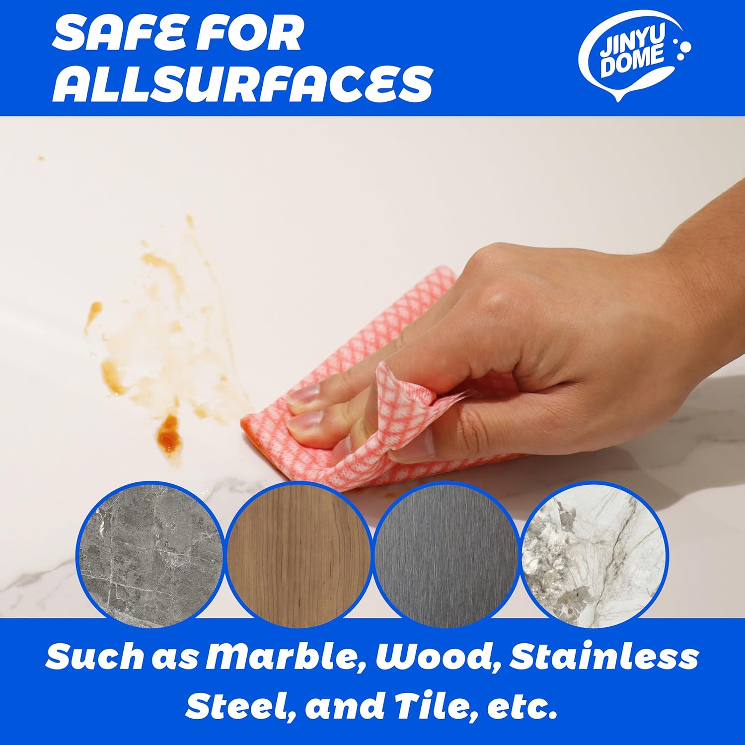 Disposable Kitchen Cleaning Cloths Dish Towels Dish Cloth Reusable Cloths for Kitchen, Bathroom