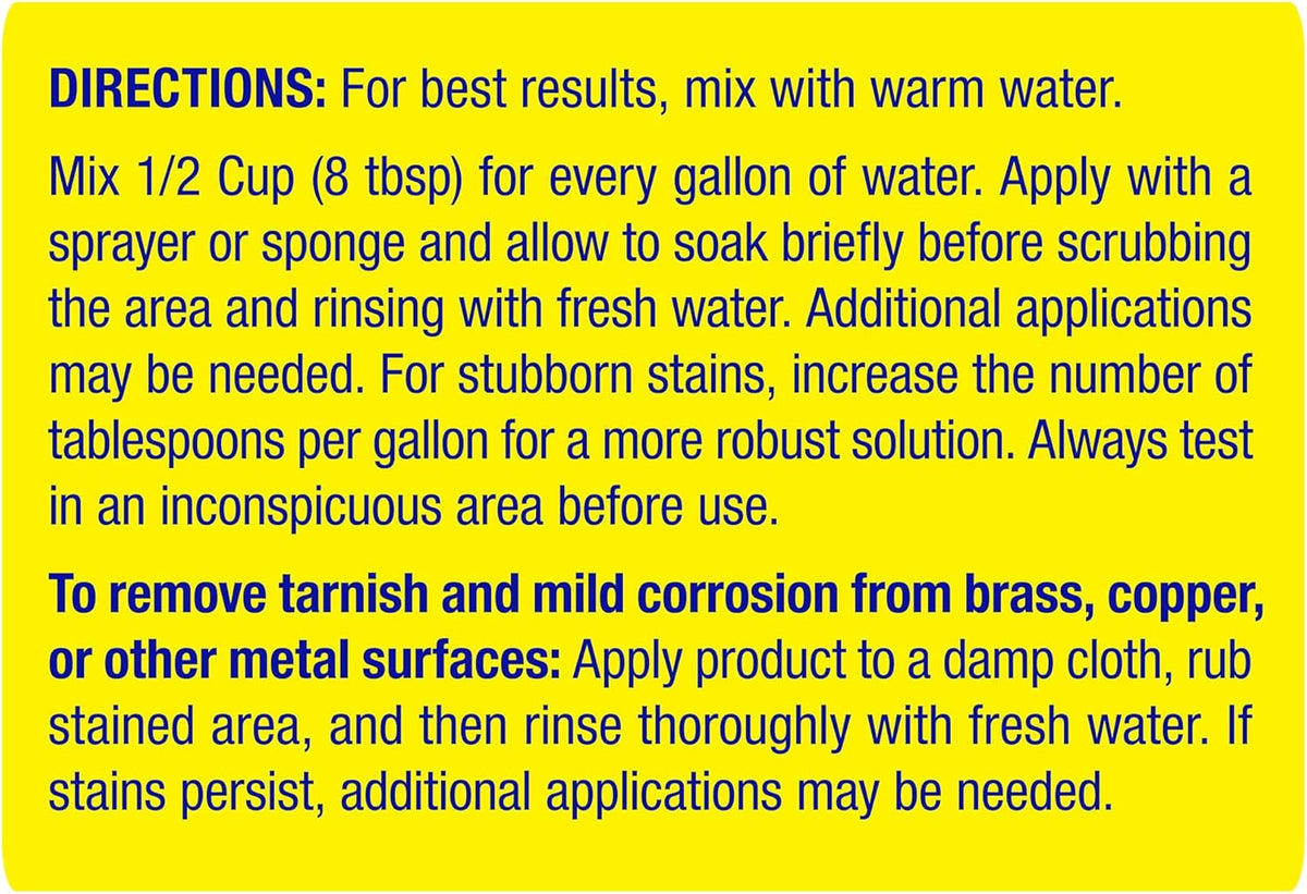 STAR BRITE Slime & Grime Stain Remover - Concentrate Makes 5 Gallons - Remove Tarnish, Rust & Tough