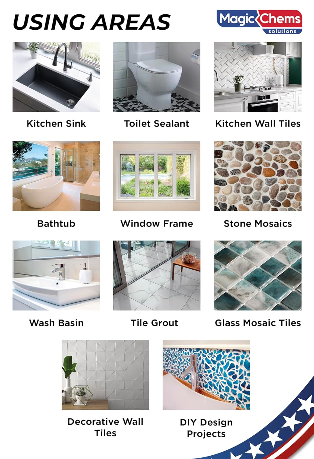 Tile Grout Repair, White 8.8 oz/250gr. Fast Drying Grout Repair Kit, Grout Filler Tube Repair Kit